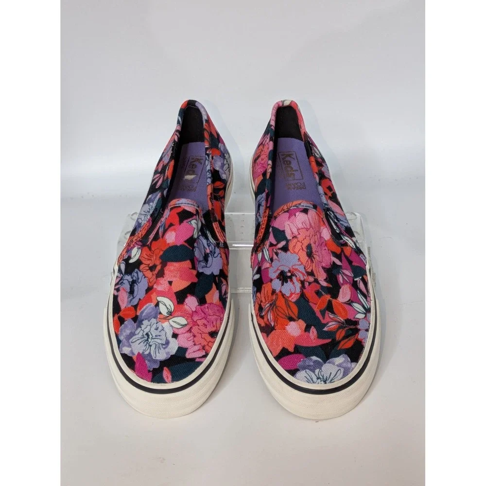 Keds Women's Size 9 Floral Slip On Sneakers Multicolor Canvas Dream Foam